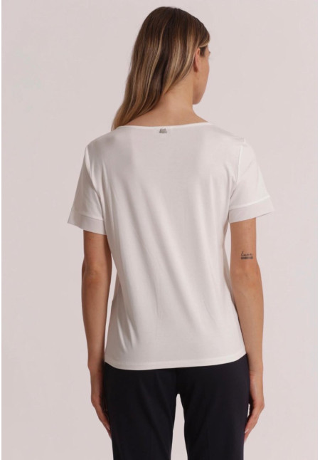 Camiseta escote pico doble