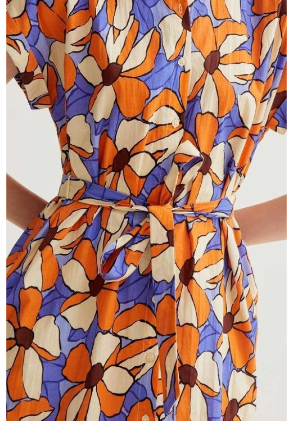 Vestido midi con estampado Marigold