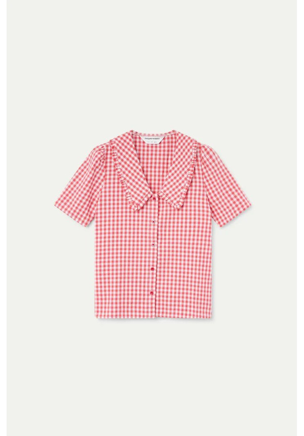 Camisa Cuadro vichy rojo