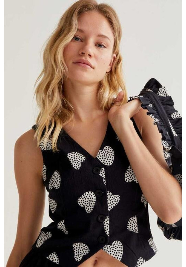 Chaleco con estampado Harmony