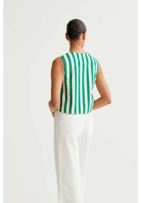 Top con estampado Bamboo Green