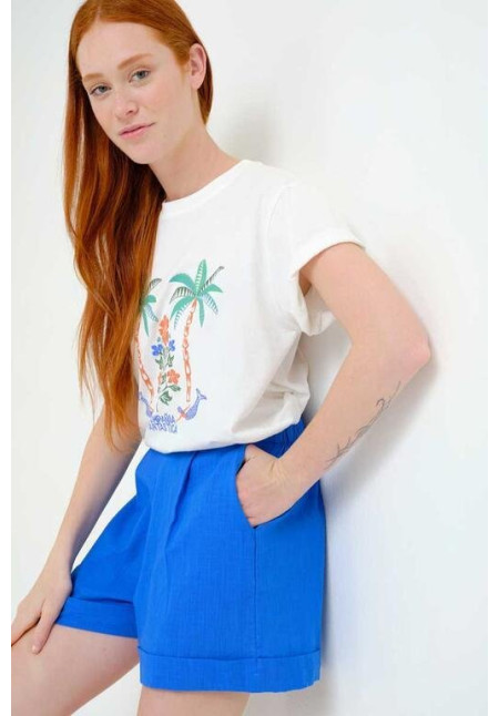 Camiseta con estampado Palm  & Mermaid