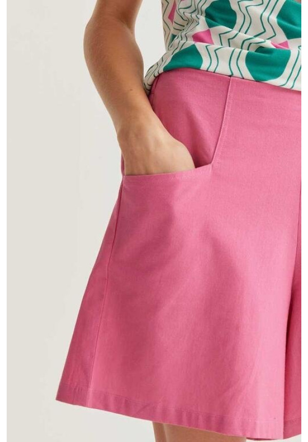 Shorts 100% algodón rosa