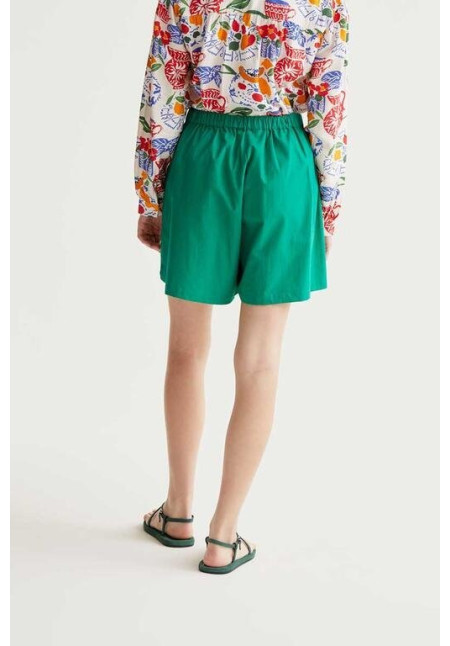 Shorts 100% algodón verde