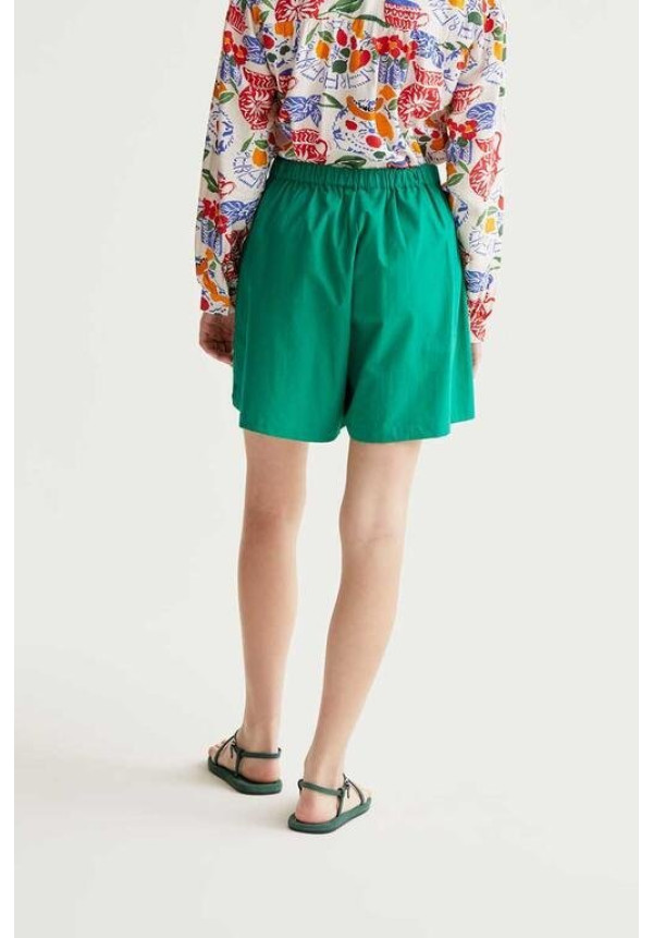 Shorts 100% algodón verde