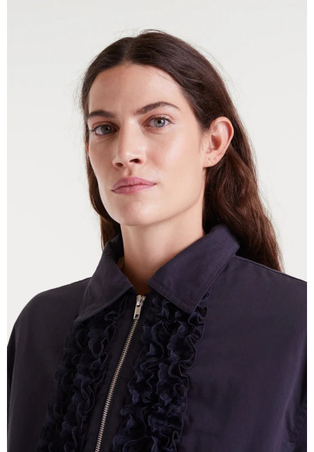 Chaqueta 100% algodón Navy Blue