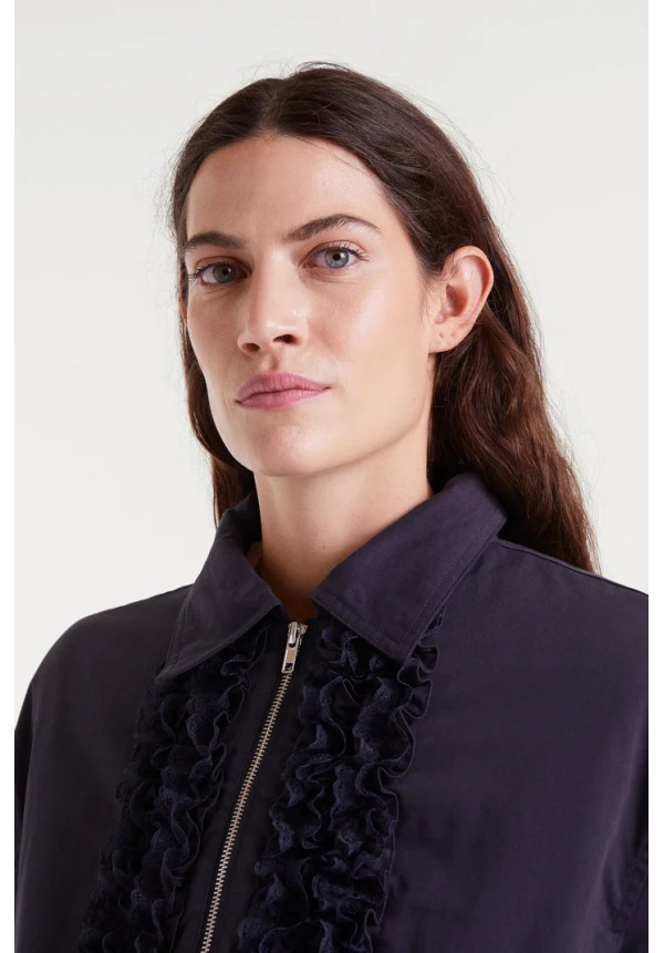 Chaqueta 100% algodón Navy Blue