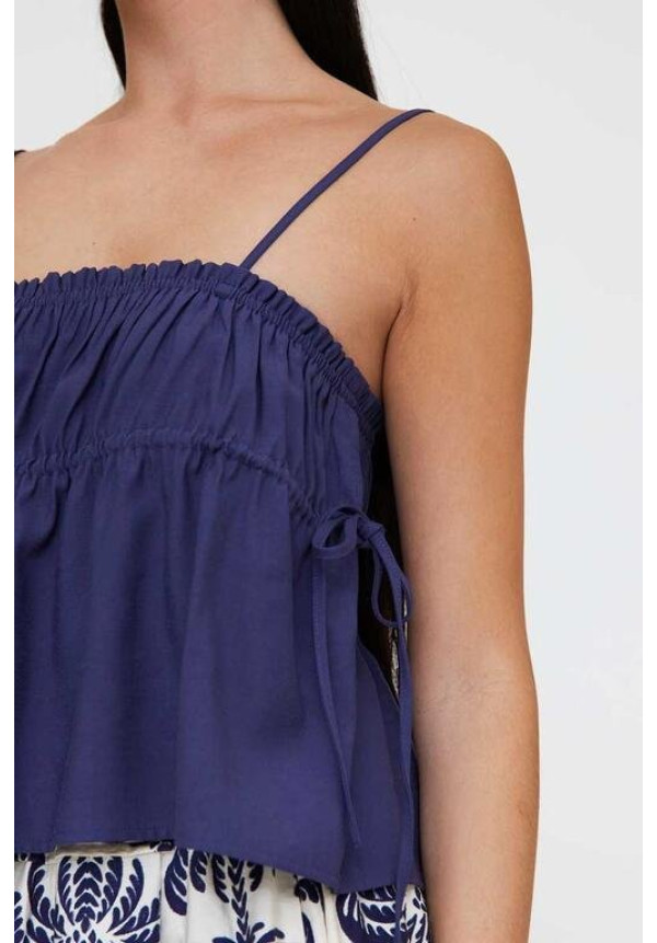 Top de tirantes fluidos Navy