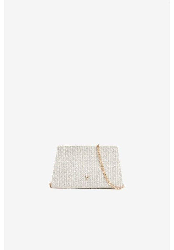 Cartera blanca textura fiesta