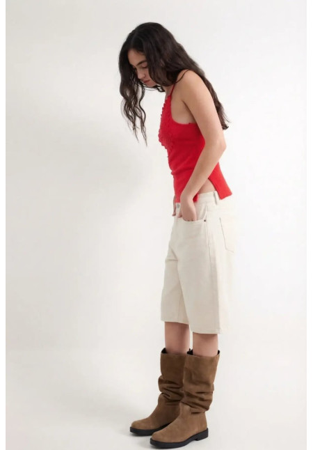 Pantalon algodón Jort crudo