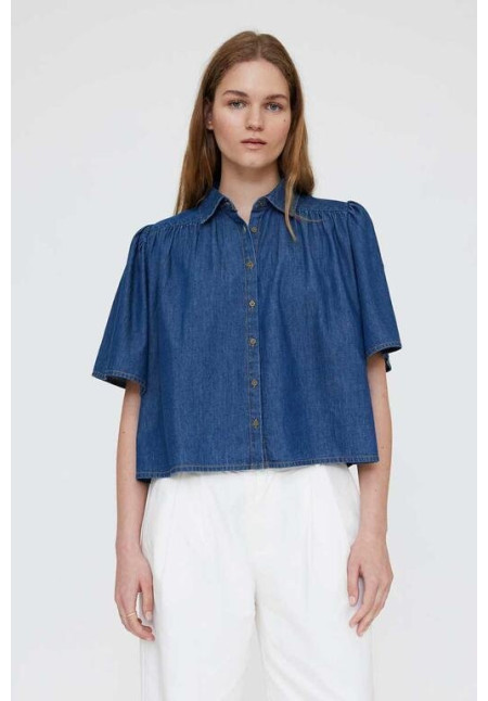 Camisa 100% algodón chambray