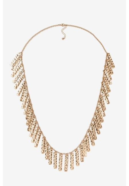 Collar dorado con colgantes