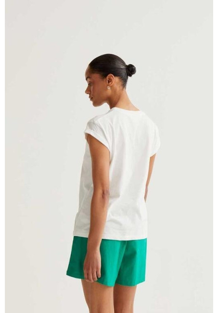 Camiseta con estampado de conejito