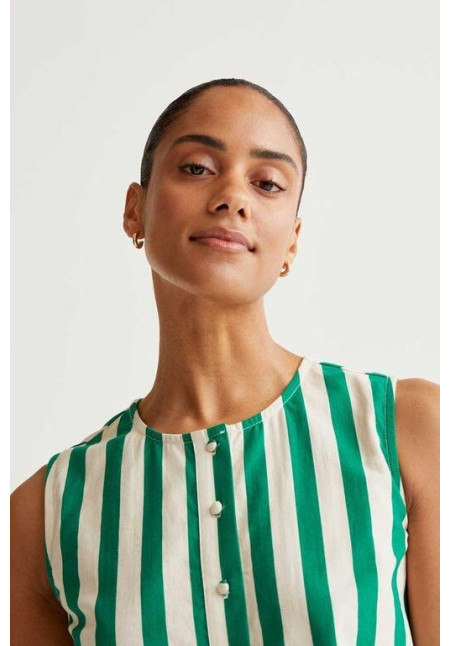 Top con estampado Bamboo Green