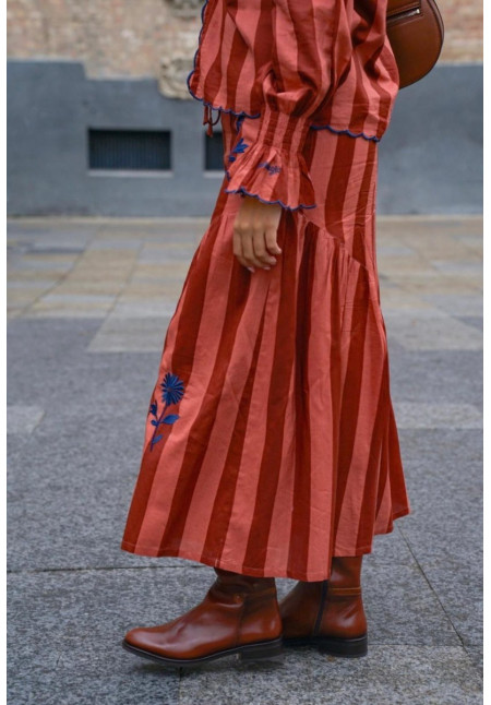 Conjunto rayas algodón !00%