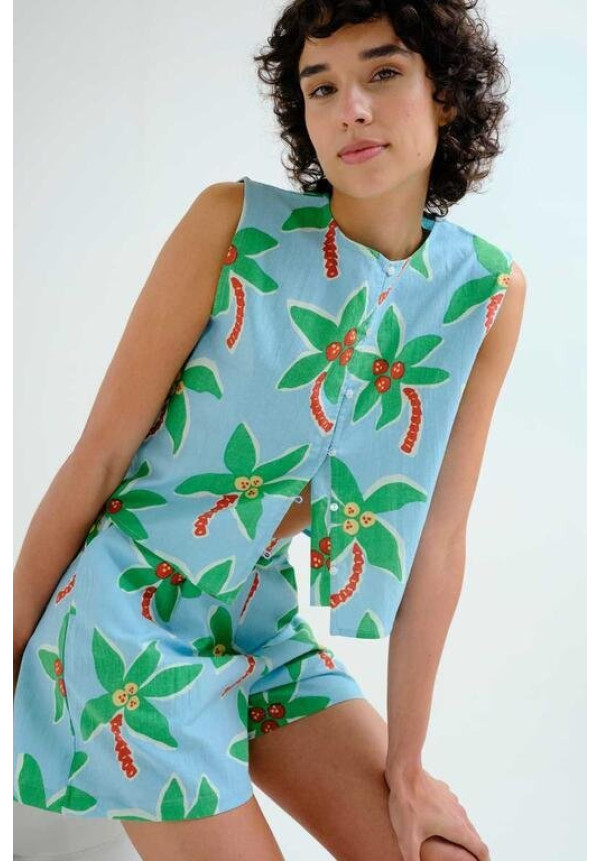 Shorts con estampado Cocotero Big