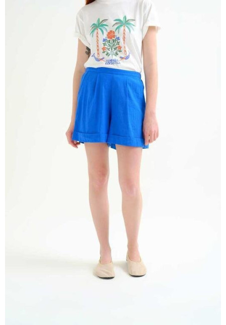 Shorts 100% algodón azul marino