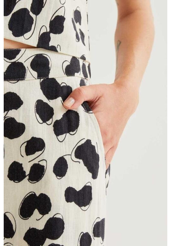 Pantalón con estampado Dalmatian