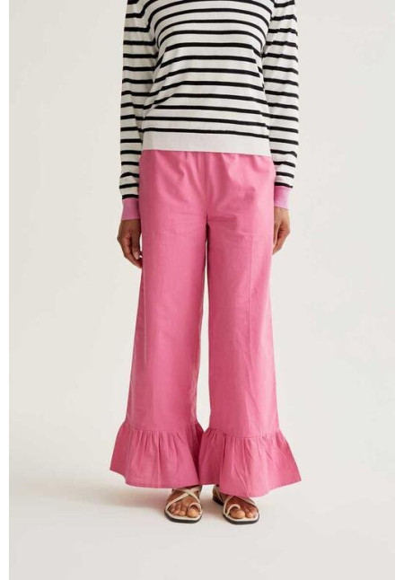 Pantalón 100% algodón rosa