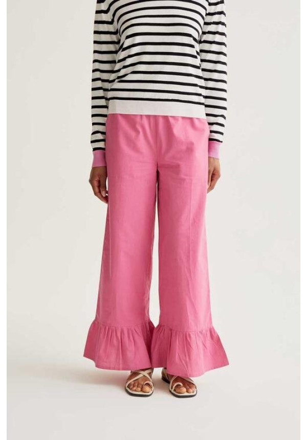Pantalón 100% algodón rosa