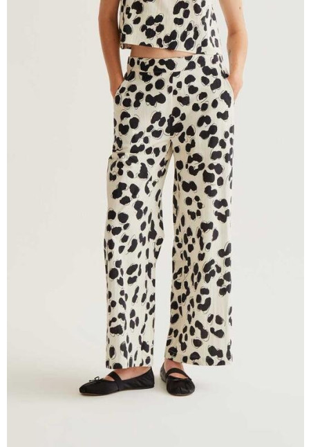 Pantalón con estampado Dalmatian