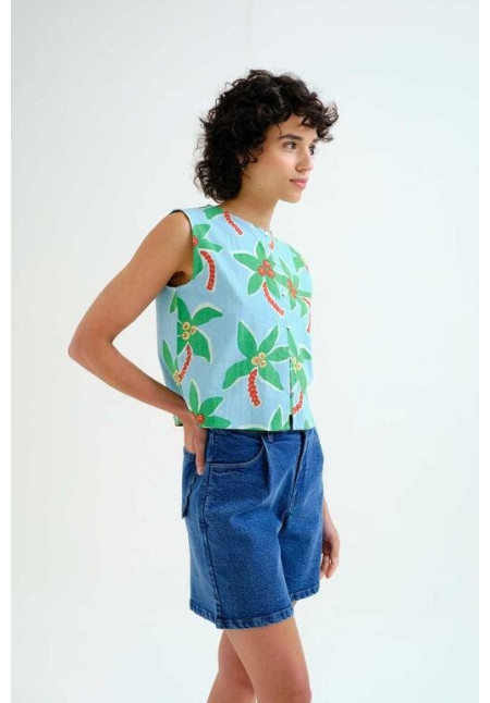 Top con estampado Cocotero  Big