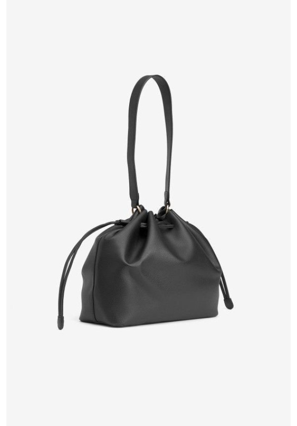 Bolso negro doble asa oversize