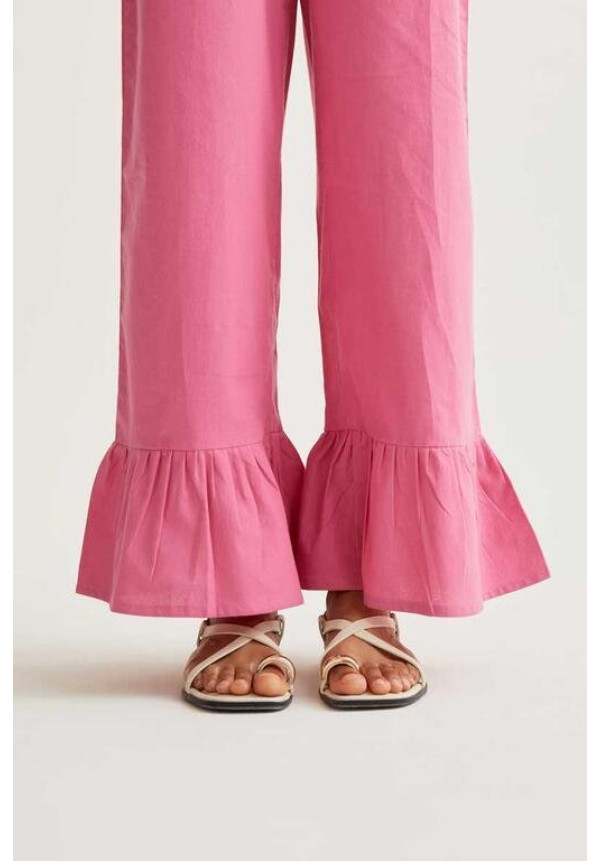 Pantalón 100% algodón rosa