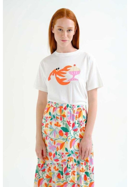 Camiseta con estampado Lagosta