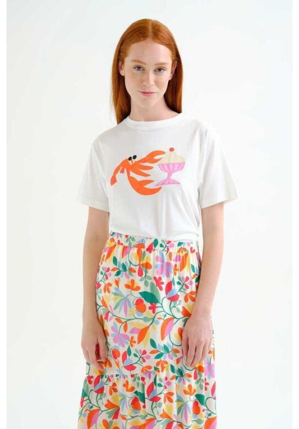 Camiseta con estampado Lagosta