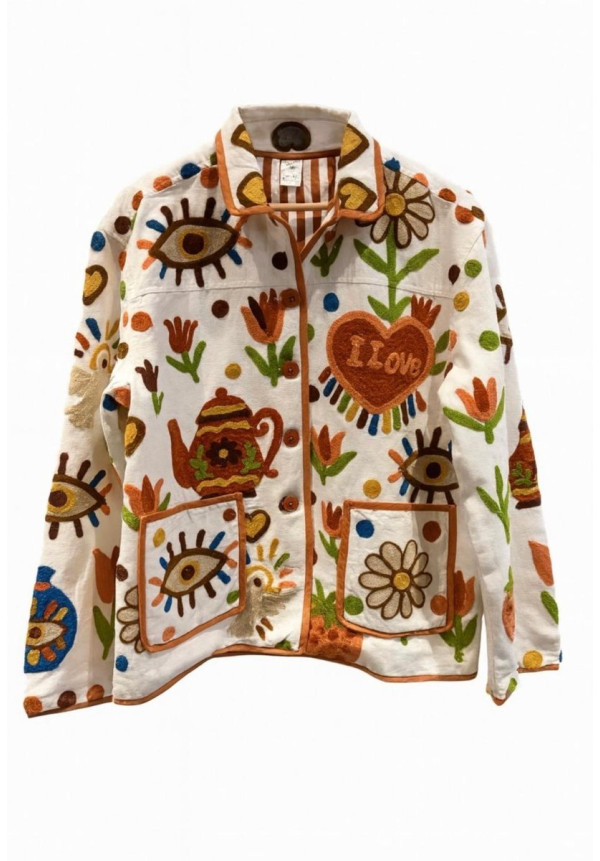 Chaqueta y 100% algodón talla M