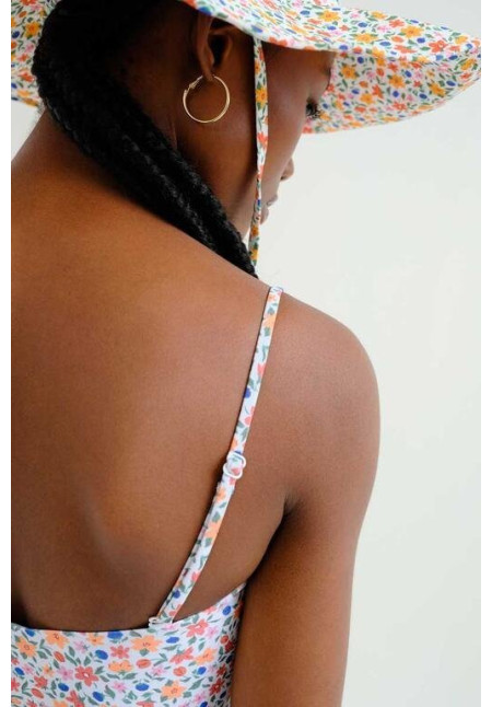 Bañador escote recto estampado Lily Small