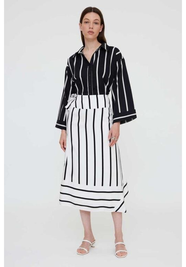 Camisa fluida con estampado Grimaud Black