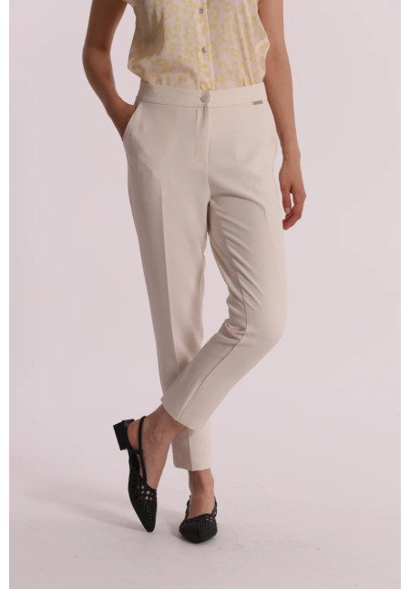 Pantalón pitillo con goma elástica