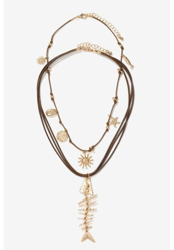 Collar dorado pez
