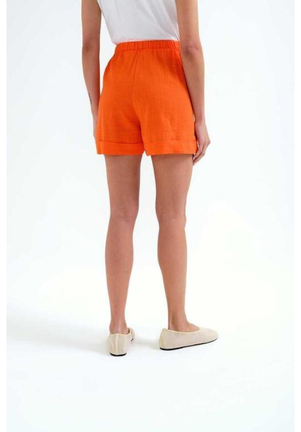Shorts naranja 100% algodón