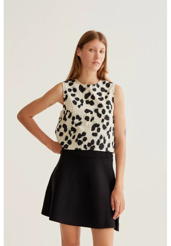 Top con estampado Dalmatian