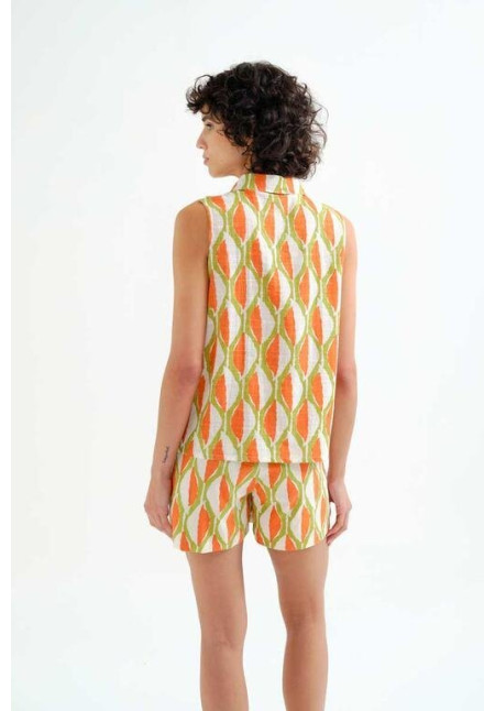 Camisa con estampado Aloe