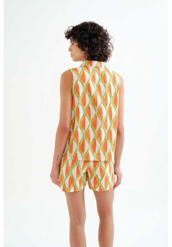 Camisa con estampado Aloe