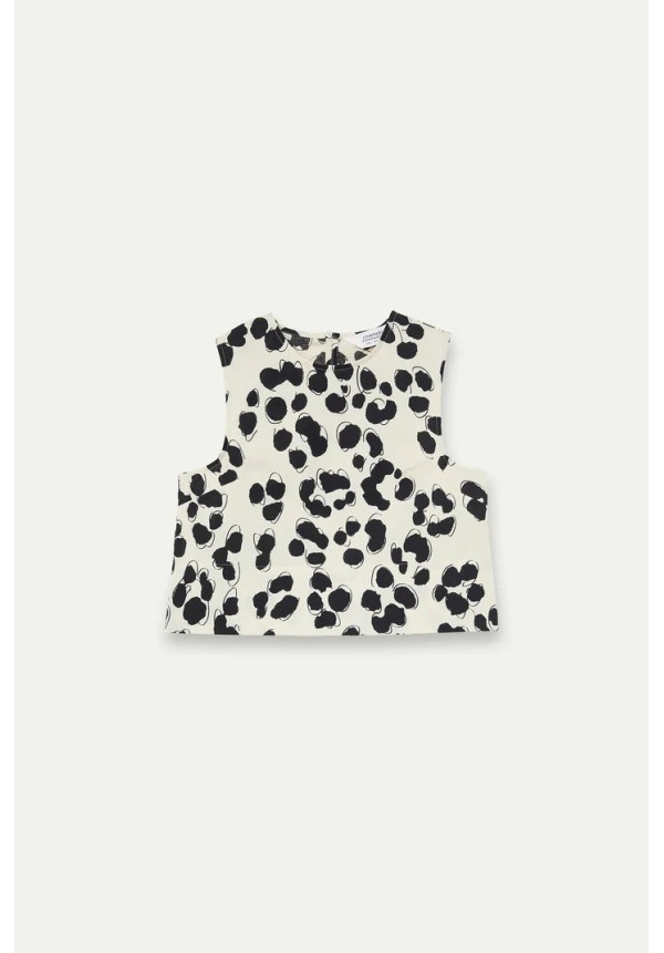Top con estampado Dalmatian