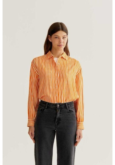 Camisa con estampada Lavagna Orange