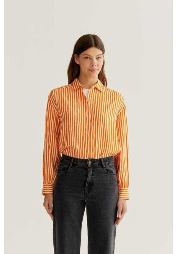 Camisa con estampada Lavagna Orange