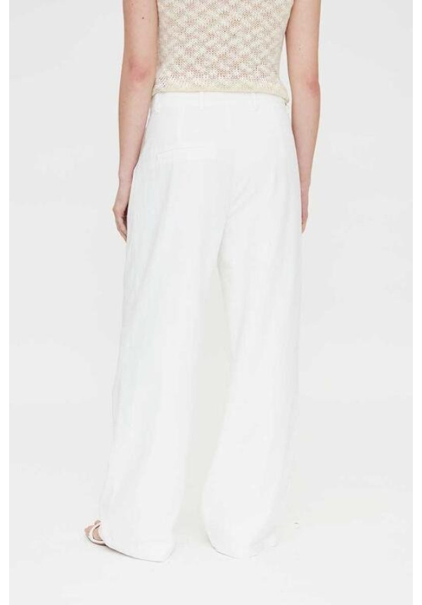 Pantalón wide leg blanco