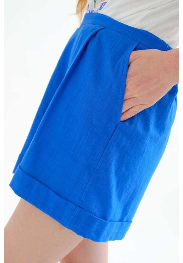 Shorts 100% algodón azul marino