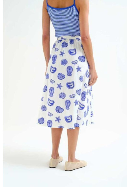 Falda con estampado Lobster
