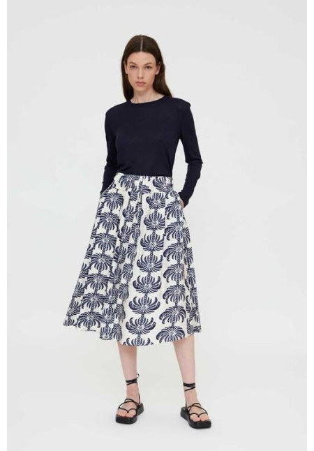 Falda con estampado Palms Spring