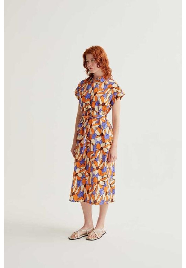 Vestido midi con estampado Marigold