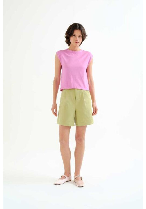 Shorts verde 100% algodón
