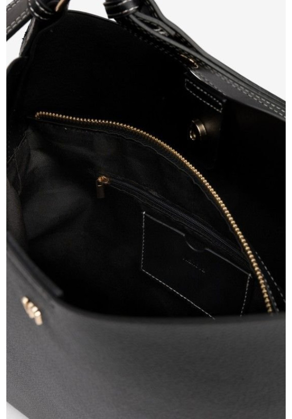 Bolso negro asa ancha